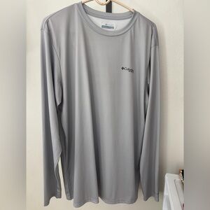 Columbia grey dri fit long sleeve